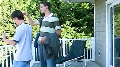 Two Boys Sucking And Jerking On The Sun Deck - Cum Shots Oral Gay Porn