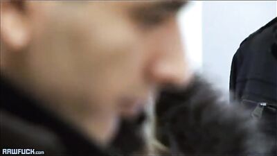 Gay Spitroast Threesome - Raw and Uncut Bareback Group Fuck