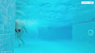 Wet Dreams: Bareback Group Fuck in the Pool