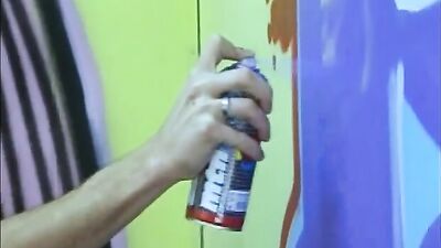 Graffiti Spray Boys: Raw Group Fuck