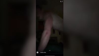 College Lad Jerks Off Again on Snap - The Sequel!