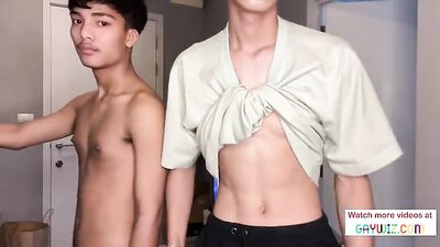 Slim Asian Delight: Two Thai Twinks in Action