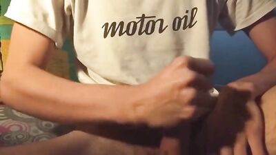 Motor Oil & Sperm: The Ultimate Solo Wank Experience!