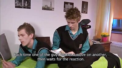 Gay Dormmate Erotica: Risky Flirtation Leads to Bareback Body Cum Shots