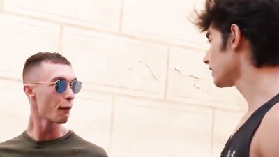 Threesome Heat: Raw Man-on-Man Action!