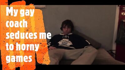 My gay coach seduces me to horny games boys porn