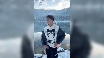 Winter Horniness - Amateur Big Cocks Cum Shots Public Outdoor Web-Cam