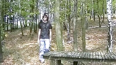 Gay Porn - Fucking A Friend In The Woods Cum Shots!