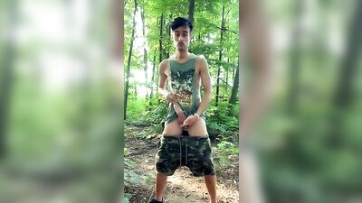 Middle Eastern Twink Balls Massage & Self-Jerking Delight!