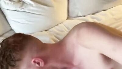 Gay Porn: Dads Discipline Surprises Ginger Son!
