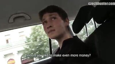 Gay Teen Porn Honzas Shopping Scandal: Big Cock Blond Boys Handjob Outside