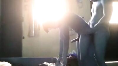 Neighbor Boy Fucked by Daddy in Cabin Cam Porn!