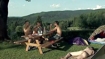 Gay Porn Picnic Frenzy with Ethan Hawke Bareback Group Sex Cum Shots (167 characters)