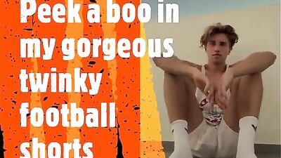 Peek in My Twinky Football Shorts: The Ultimate Public Sex Experience!