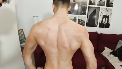 Jareds Amateur Muscle Fun with Big Cocks!