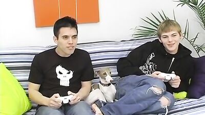 Gay Porn Classic Revamped - Blond Muscle Boys Go At It Hard!