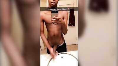 Stooshbwoys Best Black Amateur Twink Web-Cam Handjob Monster Solos: The Ultimate Experience!