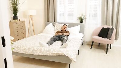 Sexy Blond Twinks - Bareback Action with Boyfriend!