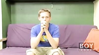 Experiencing Bliss with the Cute Smiling Twink at Casting!