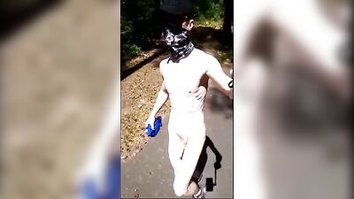 Naked Risky Amateur - Slim Twink in the Park!