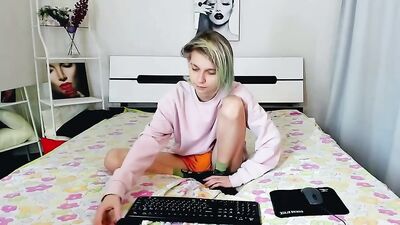 Franks Orange Shorts Adventure - Longhaired Solo Porn