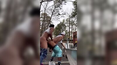 Double Fines: Black Amateur Twinks in Public Oral Cumshots!