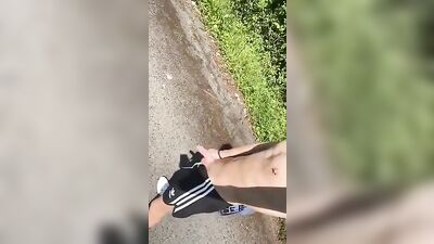 Outdoor Risk - Risky Jerk Off Amateur Public Solo