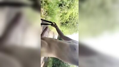 Outdoor Risk - Risky Jerk Off Amateur Public Solo