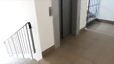 Gay Porn Stairwell Satisfaction: Nik78 Phallus Frenzy