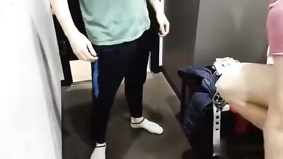 Three twinks in a change room