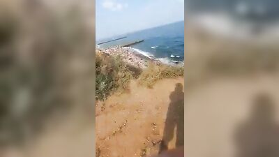 Hidd*enCam Nudist Beach Spy Cam: Latino Big Cocks Fun Amateur Ass Play!