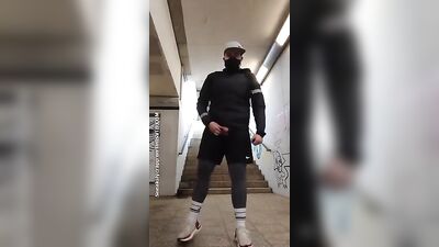 Handsome Hunk Poppers Cum in Public! - Almost Caught Fun Amateur Big Cocks Solo Fetish Outside Handjob Cum Shots