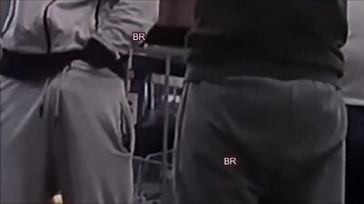 Sweatpants Crew Freeballing Hand In Pants - Fetish Voyeur Lonelygayboy Sweatpants HOT!