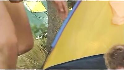 Gangbang Twinks in the Forest - Three Young Campers Gay Porn Videos