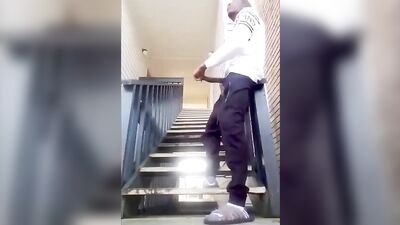 Outdoor BBC Jerk: The Amateur Twinks Black Cock Adventure!