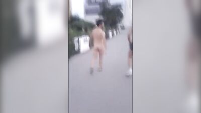 Russian Naked Twinks Take Risky Public Walk: Exposing Their Tubes!