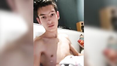 Young Porn Stars Cum in Their Hands