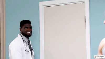 Interracial Cum Shots: Black Handjob and Oral Delight - 012