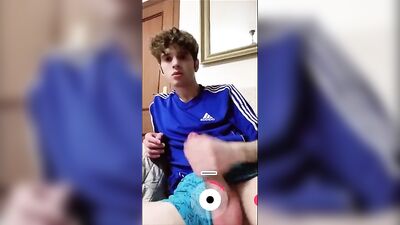 Sexy Soccer Stud Masturbates After Class - Big Cock Web-Cam Teen Fetish