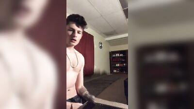 Gay Porn Video - Risky Cum Sprays in the Bedroom!
