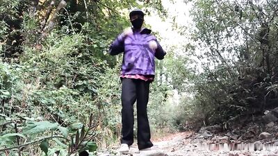 Outdoor Risky Twink Jerk Off: Amateur Public Adventure