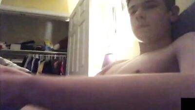 Coating my Chest Cumming with Teen Boys Porn - The Ultimate Frat Experience!
