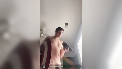 Captain America Cums Again: Hottie Beats Off in Gay Porn Adventure!