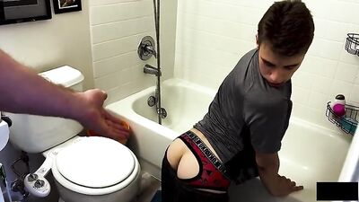 Gay Porn Daddy Bangs Cute Boy Twink in Amateur Fuck