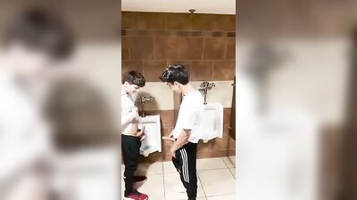 Take A Chance on Me! Bathroom Boys Porn: Action Amateur Asian Bareback Big Cocks Bisexual Fun Public Outside Straight Boys!
