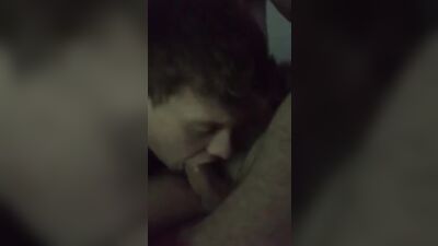 Young Sucker Slurps Seasoned Studs Cock!