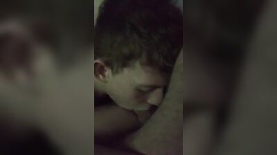 Young Sucker Slurps Seasoned Studs Cock!