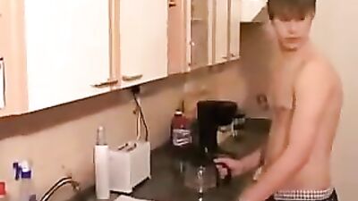 Twinky Kitchen Orgasms: Three Horny Boys Get Coffee Breaks and More!