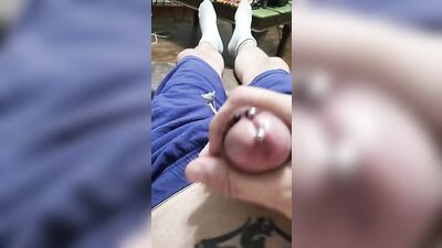 New Piercing Cum: Amateur Cum Shots Solo - A Gay Porn Video for Men Seeking Excitement and Orgasms!