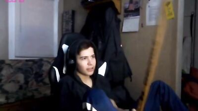 You Like My Big Stick? - Gay College Frat Boys Web-Cam Cum Spray Explode